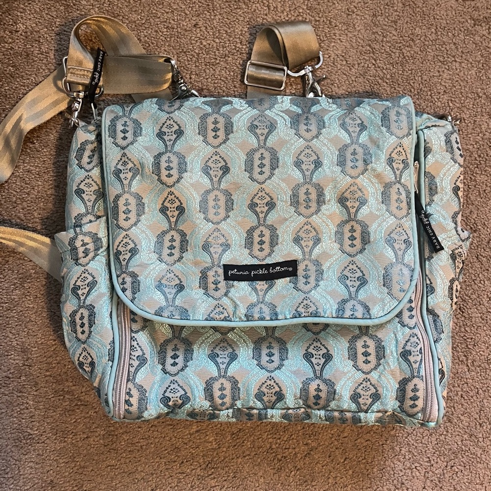 Petunia Pickle Bottom Classically Crete Boxy Bag Backpack